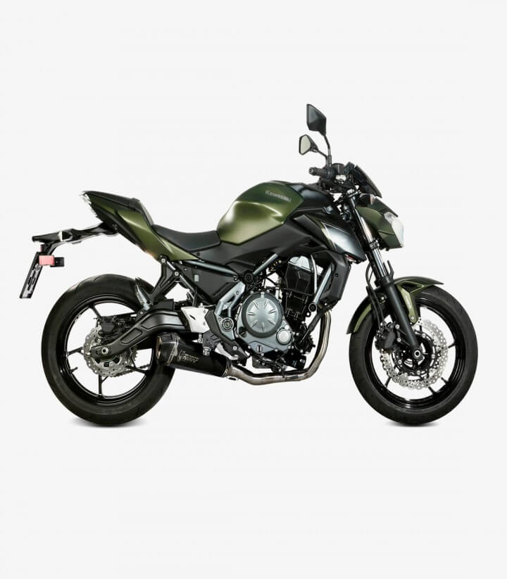 MIVV Delta Race Auspuff Schwarz für Kawasaki Ninja 650, Vulcan S, Z 650 (17-23) K.044.LDRB
