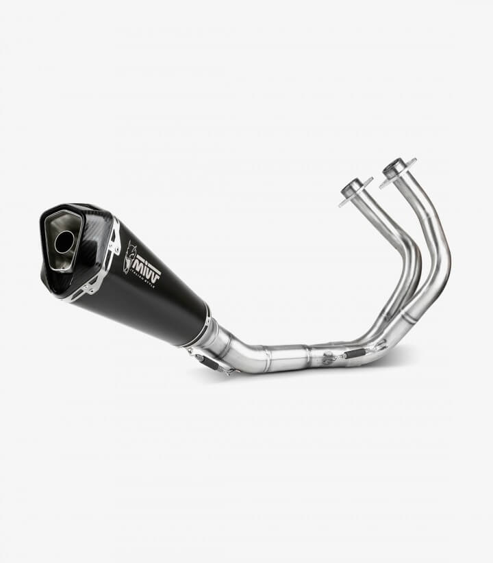 MIVV Delta Race Auspuff Schwarz für Kawasaki Ninja 650, Vulcan S, Z 650 (17-23) K.044.LDRB