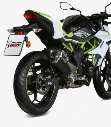 MIVV Delta Race Auspuff Schwarz für Kawasaki Ninja 125 (19-24), Z125 (19-24) K.048.LDRB