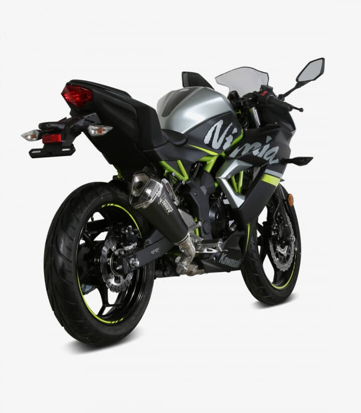 MIVV Delta Race Auspuff Schwarz für Kawasaki Ninja 125 (19-24), Z125 (19-24) K.048.LDRB