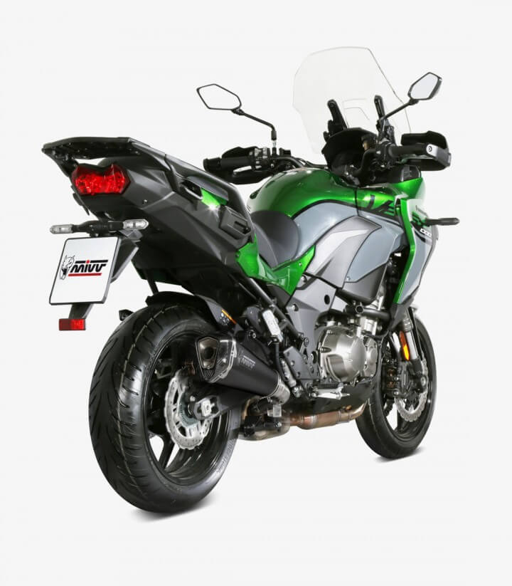 MIVV Delta Race Auspuff Schwarz für Kawasaki Versys 1000 (19-24) K.049.LDRB