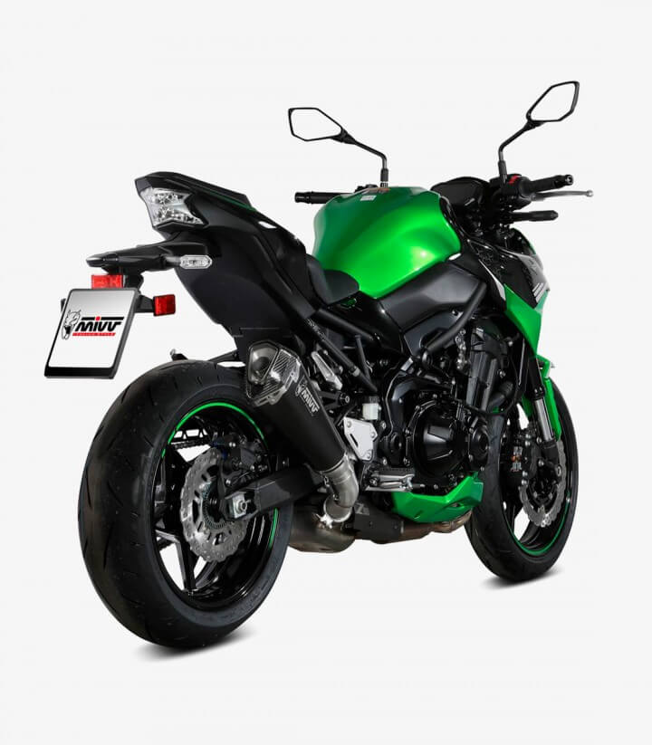 MIVV Delta Race Auspuff Schwarz für Kawasaki Z 900 (20-24) K.052.LDRB