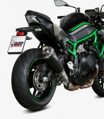 MIVV Delta Race Auspuff Schwarz für Kawasaki Ninja H2 (24), Z H2 (20-24) K.053.LDRB