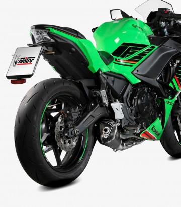 MIVV Delta Race Auspuff Schwarz für Kawasaki Ninja 650 (24-26), Vulcan S (24-25), Z 650 (24-26) K.057.LDRB