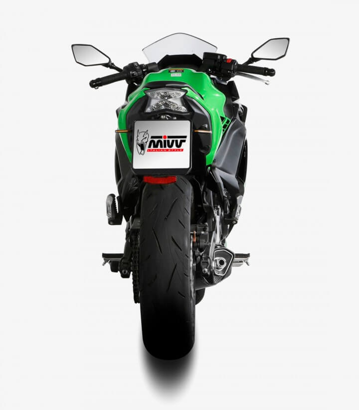MIVV Delta Race Auspuff Schwarz für Kawasaki Ninja 650 (24-26), Vulcan S (24-25), Z 650 (24-26) K.057.LDRB
