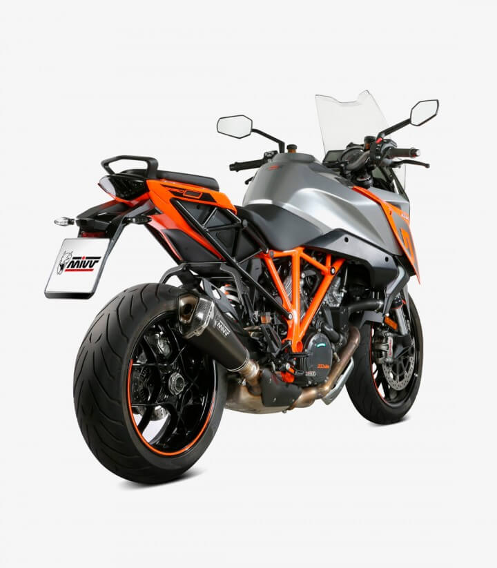 MIVV Delta Race Auspuff Schwarz für KTM 1290 Super Duke GT (16-24) KT.018.LDRB