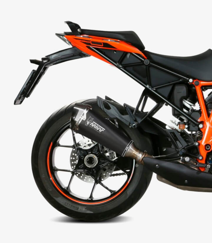 MIVV Delta Race Exhaust Black for KTM 1290 Super Duke GT (16-25) KT.018.LDRB