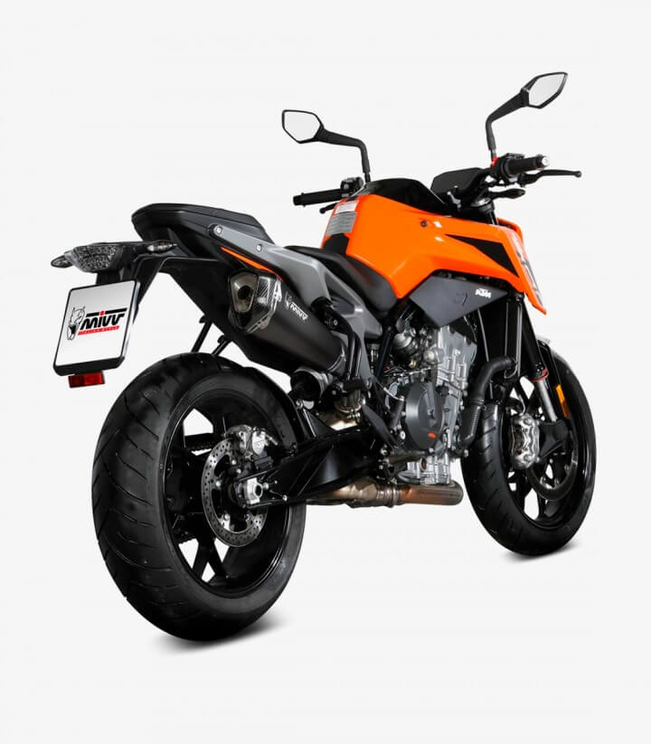 MIVV Delta Race Exhaust Black for KTM 790 / 890 Duke (18-25) KT.020.LDRB