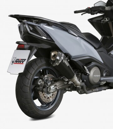 MIVV Delta Race Auspuff Schwarz für Kymco AK 550 (17-20) O.008.LDRB