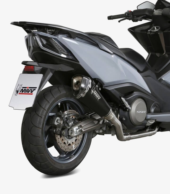 Escape MIVV Delta Race Negro para Kymco AK 550 (17-20) O.009.SDRB