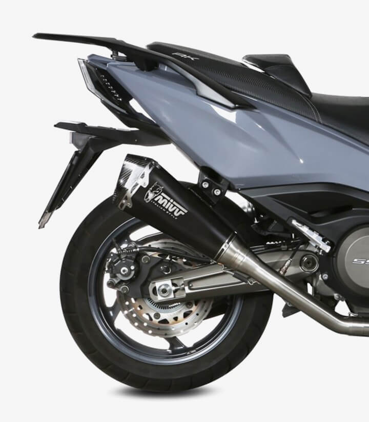 MIVV Delta Race Auspuff Schwarz für Kymco AK 550 (17-20) O.009.SDRB