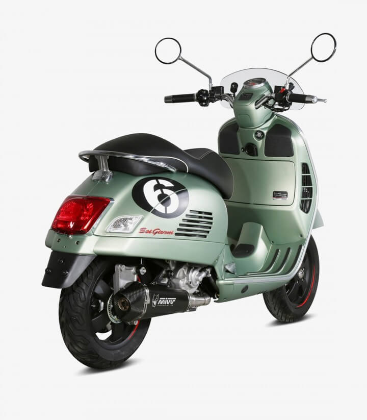 Escape MIVV Delta Race Negro para Piaggio Beverly 300, Vespa GTS 300 (08-20) P.008.LDRB