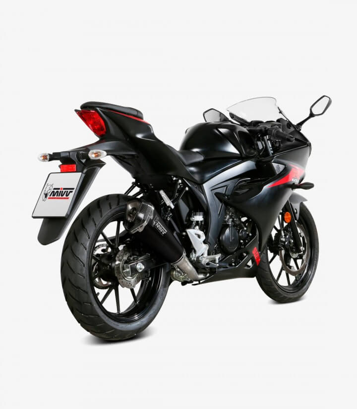 MIVV Delta Race Auspuff Schwarz für Suzuki GSX-R125 (17-21), GSX-S125 (17-21) S.055.LDRB