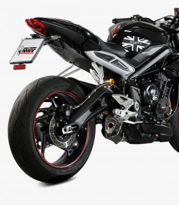 Escape MIVV Delta Race Negro para Triumph Street Triple 660 / 765 (17-25) T.019.LDRB