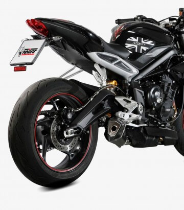 Escape MIVV Delta Race Negro para Triumph Street Triple 660 / 765 (17-25) T.019.LDRB