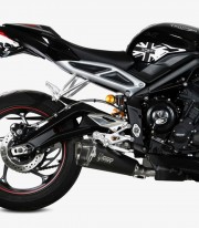 Escape MIVV Delta Race Negro para Triumph Street Triple 660 / 765 (17-25) T.019.LDRB