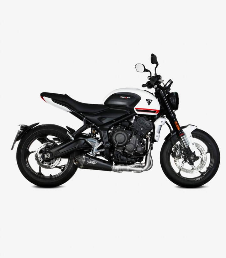 MIVV Delta Race Auspuff Schwarz für Triumph Tiger 1050 Sport/Tiger Sport 660 (22-24), Trident 660 (21-25) T.022.LDRB
