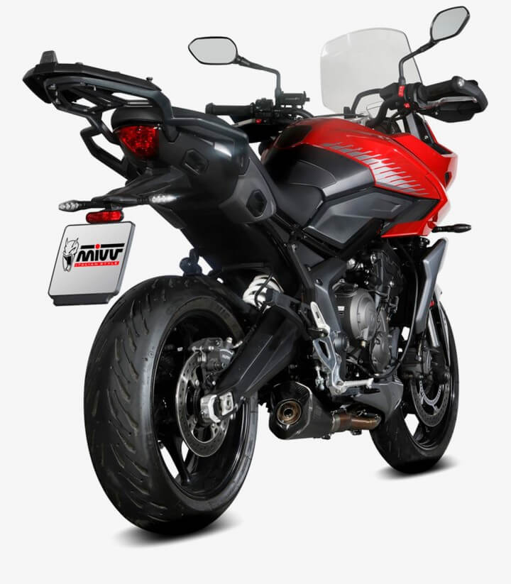 MIVV Delta Race Exhaust Black for Triumph Trident 660 / Tiger 660 Sport (21-25) T.022.LDRB