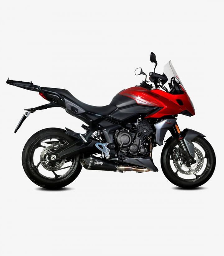 MIVV Delta Race Auspuff Schwarz für Triumph Tiger 1050 Sport/Tiger Sport 660 (22-24), Trident 660 (21-25) T.022.LDRB