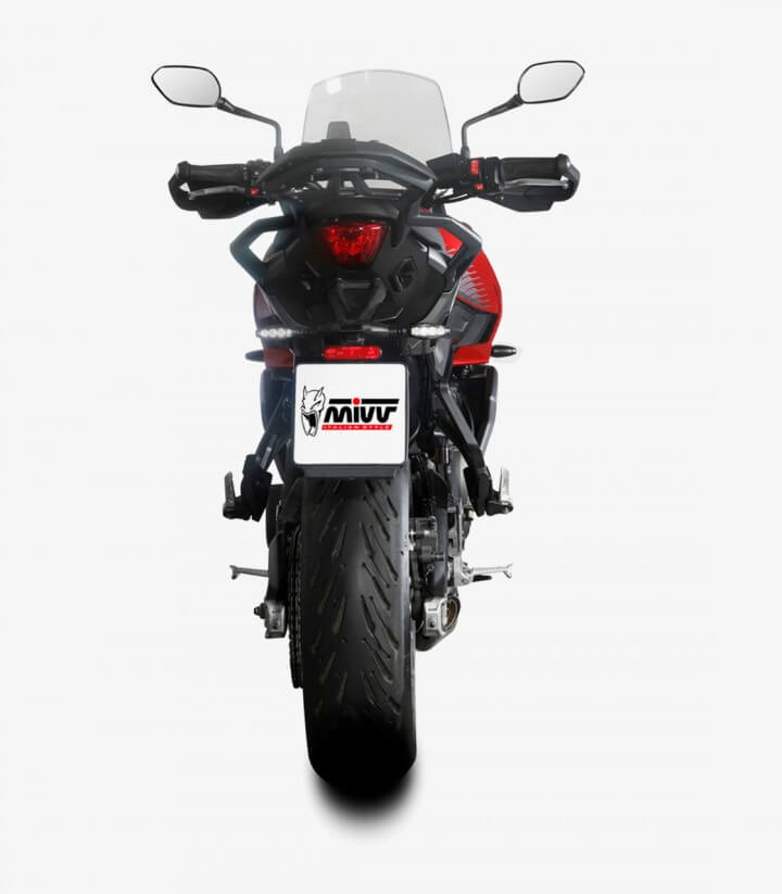 MIVV Delta Race Auspuff Schwarz für Triumph Tiger 1050 Sport/Tiger Sport 660 (22-24), Trident 660 (21-25) T.022.LDRB