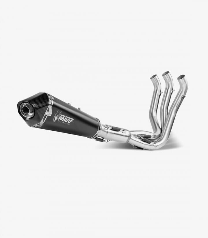 MIVV Delta Race Auspuff Schwarz für Triumph Tiger 1050 Sport/Tiger Sport 660 (22-24), Trident 660 (21-25) T.022.LDRB