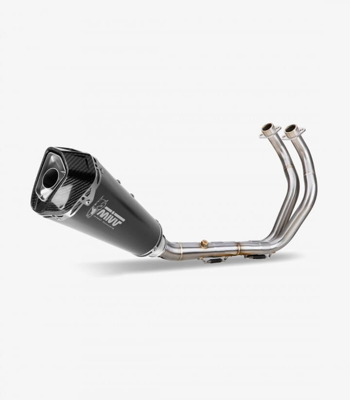 MIVV Delta Race Auspuff Schwarz für Yamaha MT-07 (14-20) Y.044.LDRB