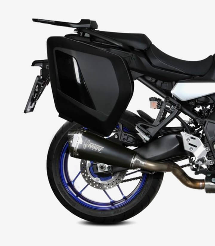 MIVV Delta Race Auspuff Schwarz für Yamaha Tracer 900 (21-24) Y.069.LDRB