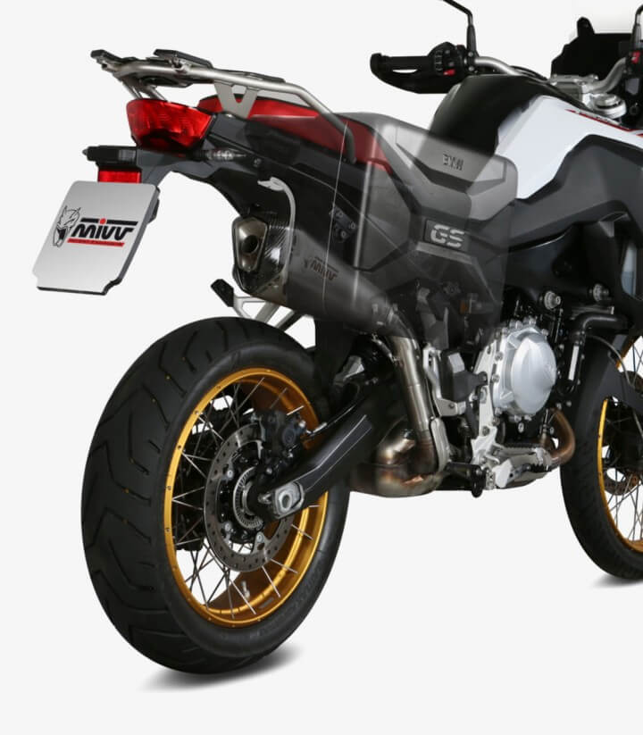 MIVV Delta Race Auspuff Stahl für BMW F 750 GS (18-24), F 850 GS (18-24) B.033.LDRX