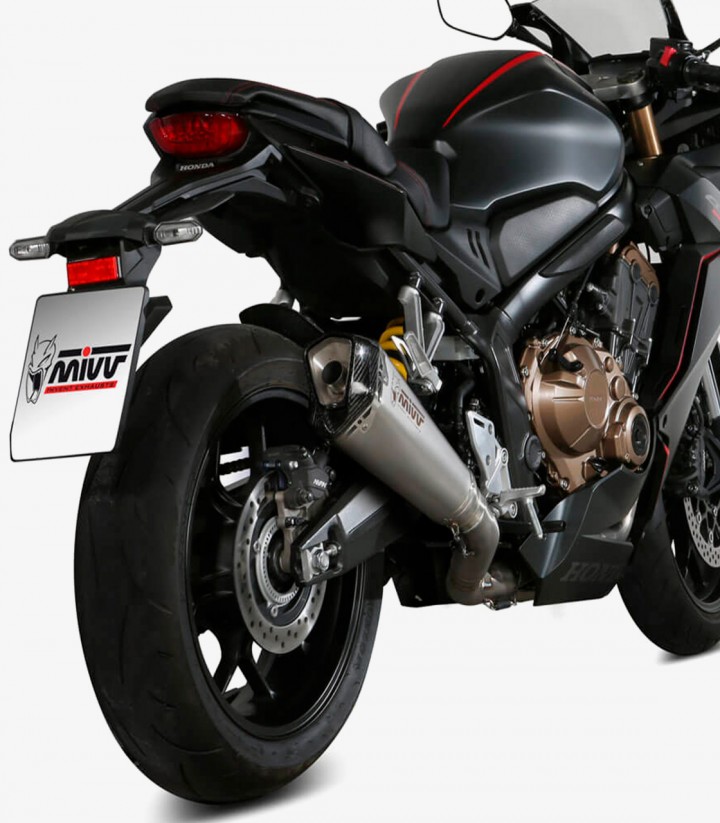 Escape MIVV Delta Race Acero para Honda CB/R 650 R (19-23) H.072.LDRX