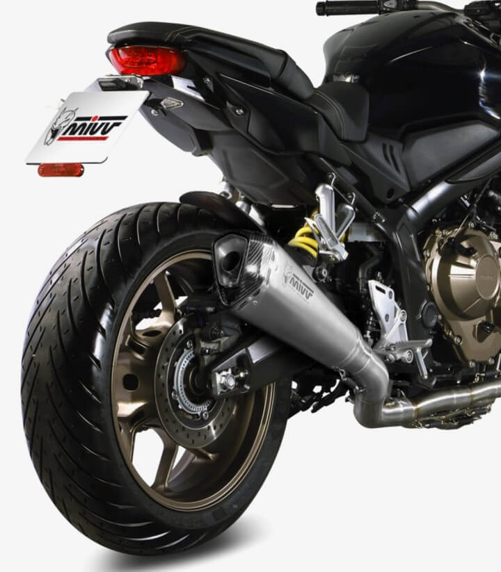 MIVV Delta Race Auspuff Stahl für Honda CB650R (19-23), CBR650R (19-23) H.072.LDRX