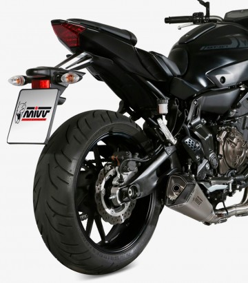 MIVV Delta Race Auspuff Stahl für Yamaha MT-07 (14-20) Y.044.LDRX