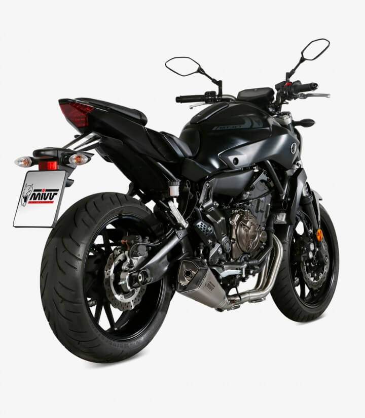 MIVV Delta Race Auspuff Stahl für Yamaha MT-07 (14-20) Y.044.LDRX