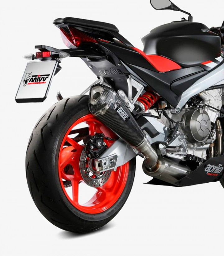 Escape MIVV Delta Race Carbono para Aprilia RS / Tuono 660 (20-24), BMW F 750 GS (24-24) A.013.LDRC