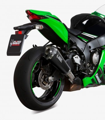 MIVV Delta Race Exhaust Carbon for Kawasaki ZX-10R / RR / SE (16-25) K.042.LDRC