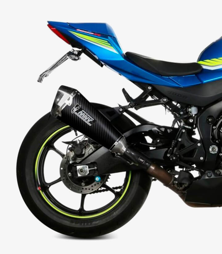 MIVV Delta Race Auspuff Carbon für Suzuki GSX-R1000 (17-21, 24) S.050.LDRC