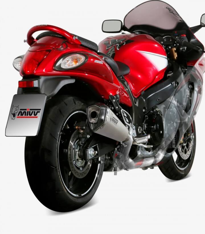MIVV Delta Race Auspuff Titan für Suzuki GSX-R 1300 Hayabusa (08-17) R.SU.0002.SDRT