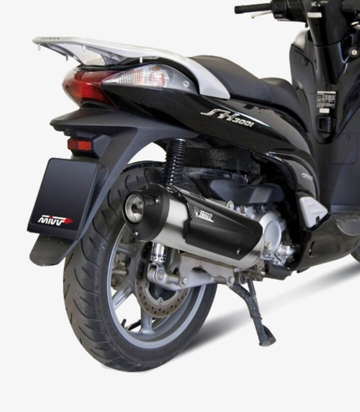 Escape MIVV Urban Acero para Honda SH 300 (07-14) C.HO.0005.K
