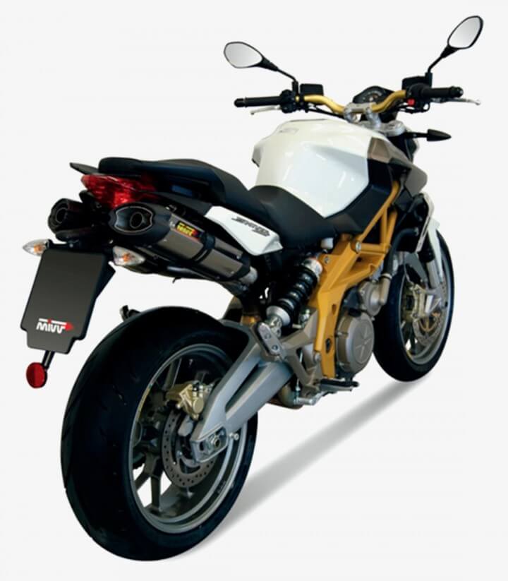 MIVV Suono Auspuff Stahl für Aprilia Shiver 750 (08-16) A.006.L7