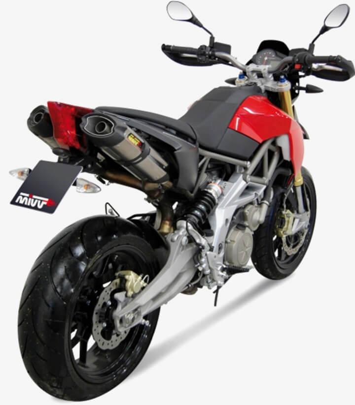 MIVV Suono Auspuff Stahl für Aprilia Dorsoduro 750 (08-16) A.007.L7