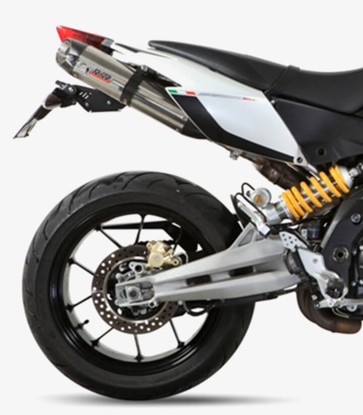 MIVV Suono Exhaust Stainless Steel for Aprilia Dorsoduro 1200 (12-16) A.010.L7