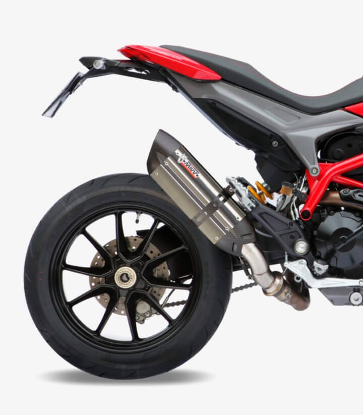 MIVV Suono Auspuff Stahl für Ducati Hypermotard 821 / Hyperstrada (13-15) D.029.L7