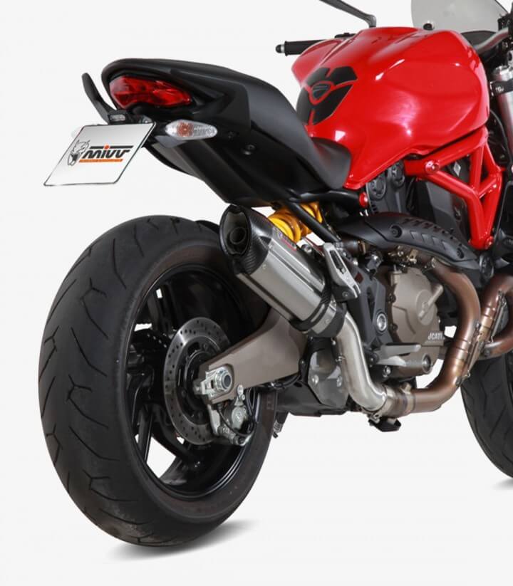 MIVV Suono Auspuff Stahl für Ducati Monster 821 (14-17) D.030.L7