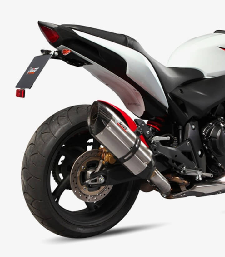 MIVV Suono Auspuff Stahl für Honda CB 600 F Hornet (07-13), CBR 600 F (11-13) H.038.L7
