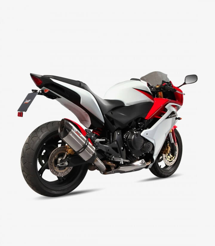 MIVV Suono Auspuff Stahl für Honda CB 600 F Hornet (07-13), CBR 600 F (11-13) H.038.L7