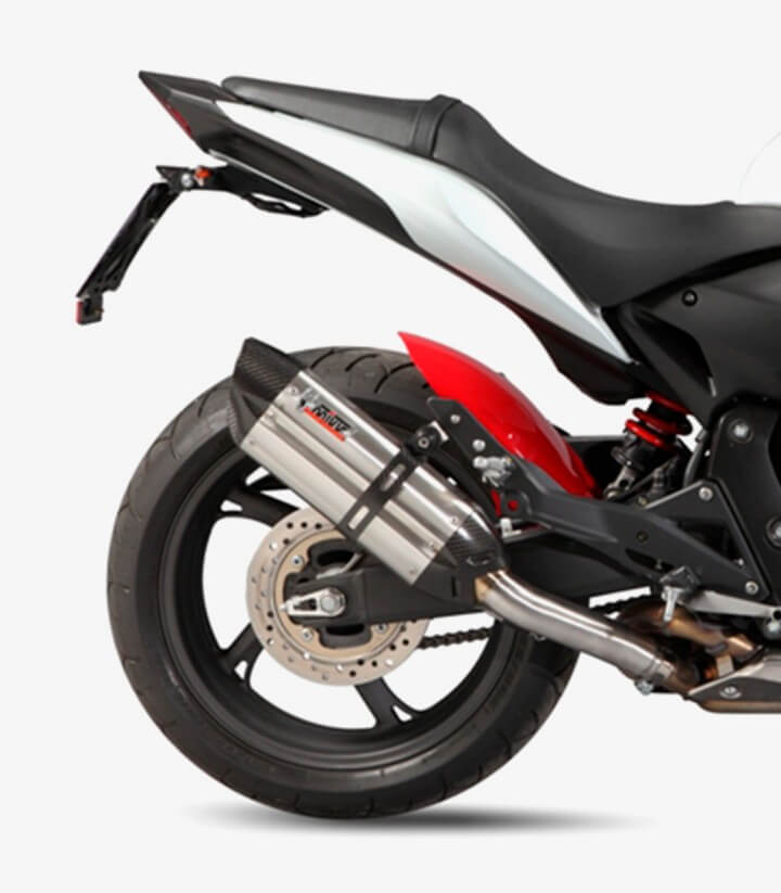 MIVV Suono Auspuff Stahl für Honda CB 600 F Hornet (07-13), CBR 600 F (11-13) H.038.L7