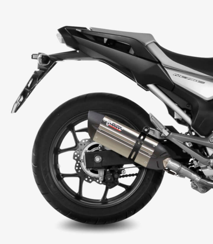 MIVV Suono Auspuff Stahl für Honda Integra/NC 750 Integra (16-20), NC700X (16-21), NC750S/X (16-22) H.065.L7