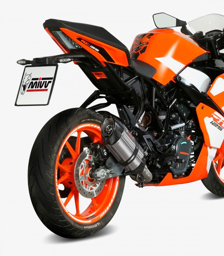 Escape MIVV Suono Acero para KTM 125 / 390 Duke / RC (17-21) KT.019.L7