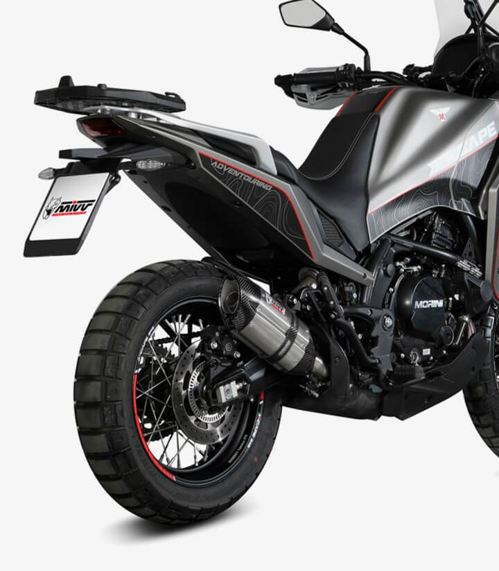MIVV Suono Auspuff Stahl für Moto Morini X-Cape (21-24) MM.001.L7