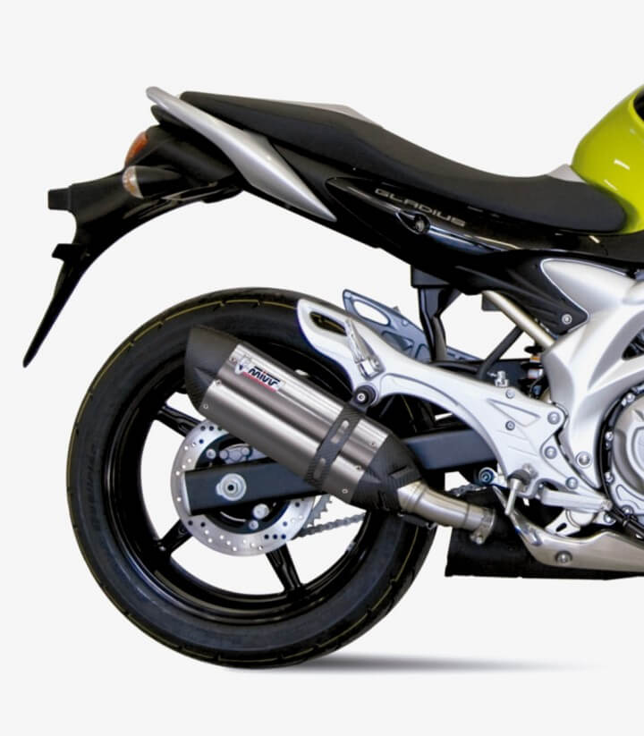 MIVV Suono Auspuff Stahl für Suzuki Gladius (09-15), Gladius 400 (09-15) S.035.L7