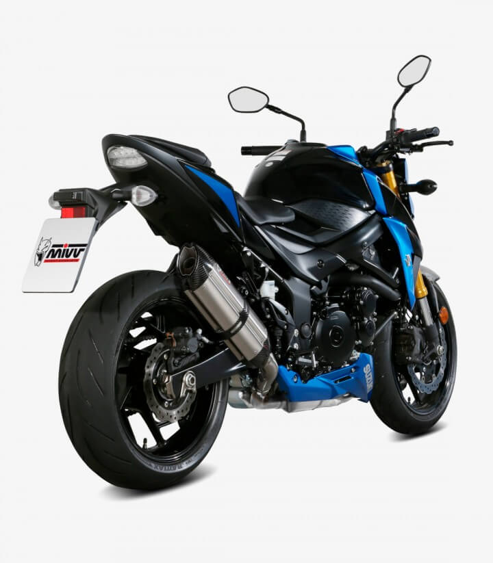 MIVV Suono Exhaust Stainless Steel for Suzuki GSX-S 750 (17-21) S.048.L7